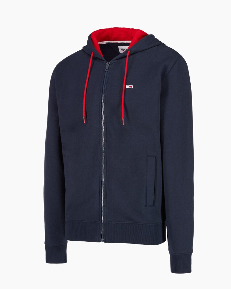 Tommy Hilfiger Tjm Essential Graphic Zipthru Blu Uomo