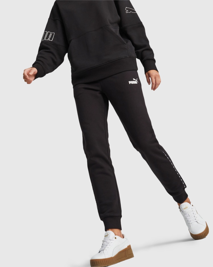 Puma Pantaloni PUMA POWER Tape Nero Donna