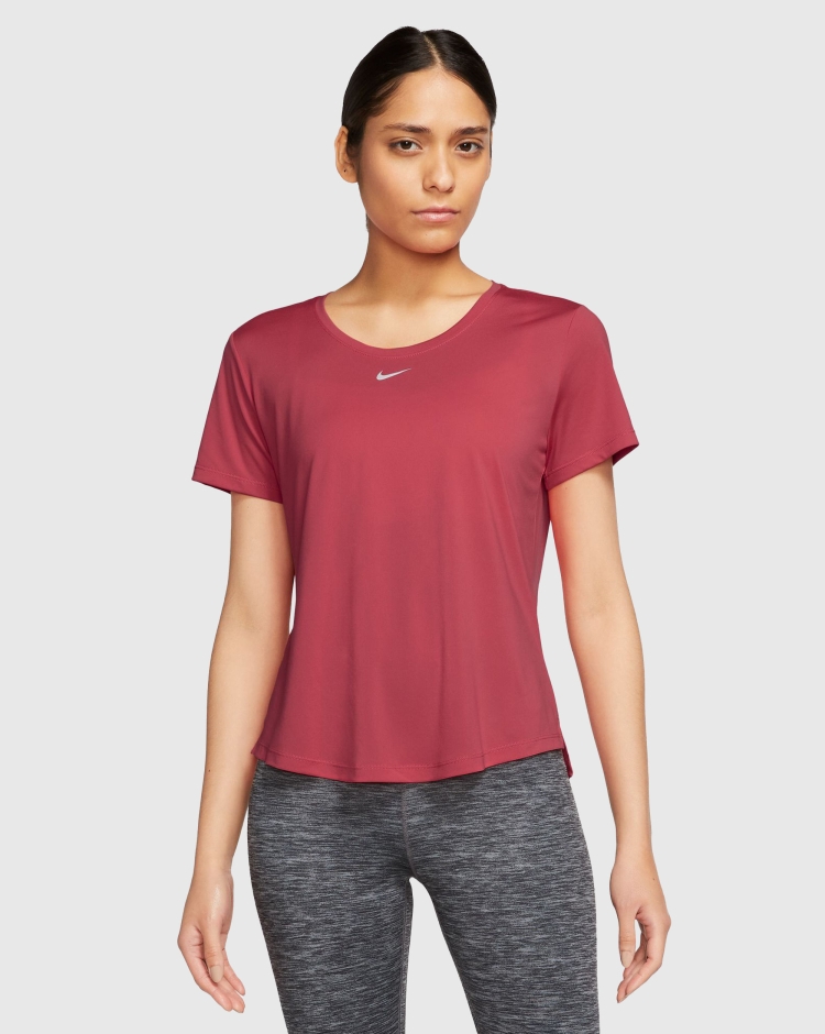 Nike T-Shirt Dri-FIT One Rosso Donna
