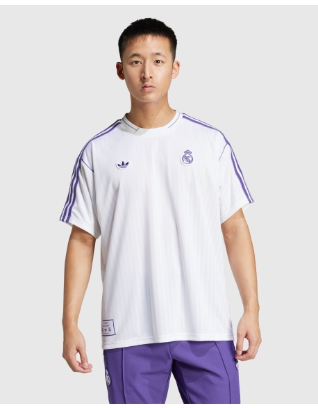 Maglia Terrace Icons Real Madrid (Neutral) Bianco Uomo