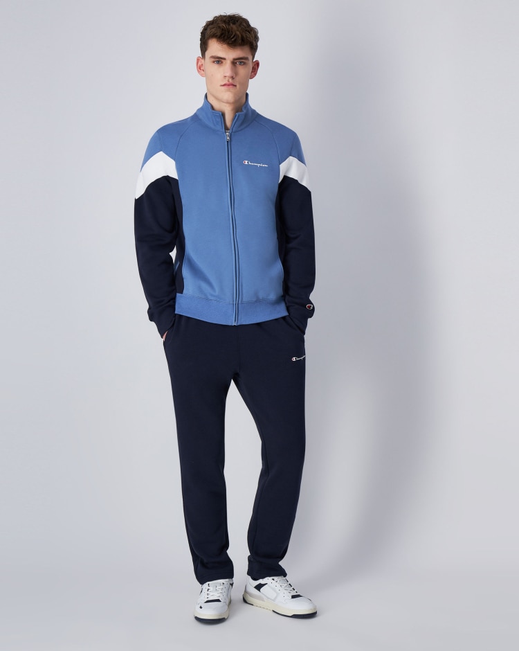 Tuta Colour Block Blu Uomo