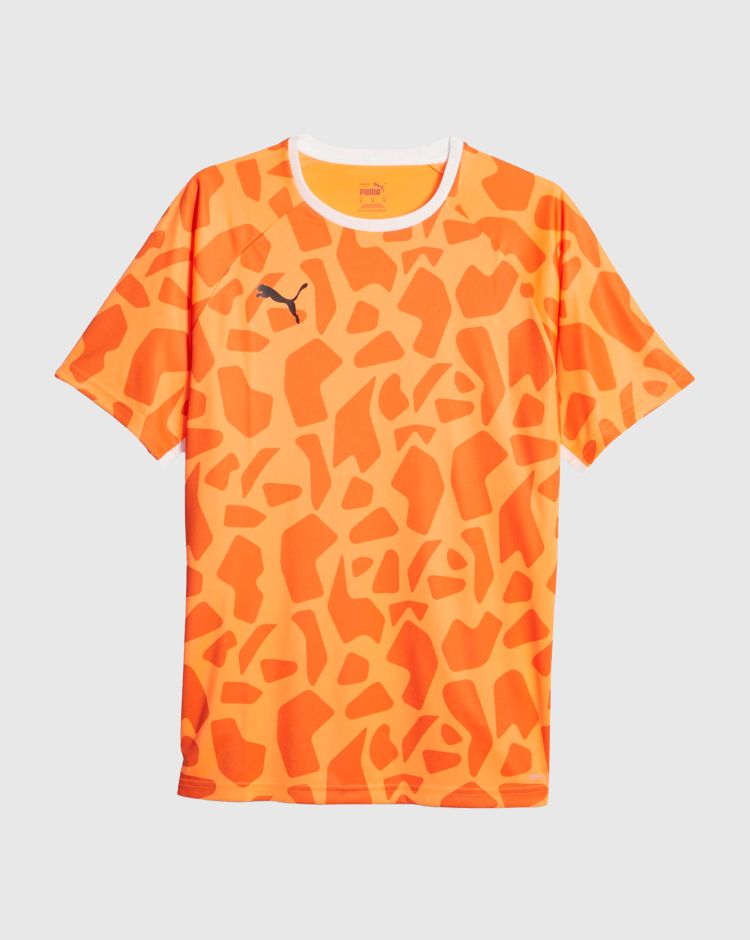 Puma T-Shirt Teamliga Padel Graph Arancio Uomo