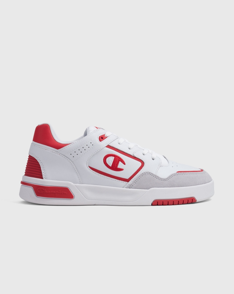 Champion Z80 Low Bianco e Rosso Uomo