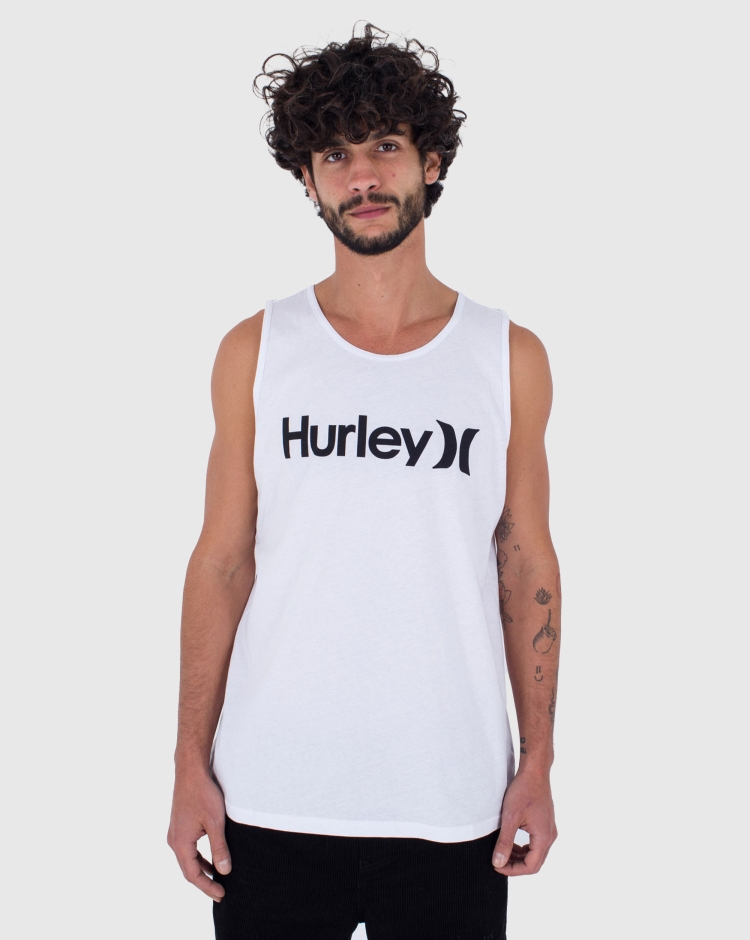 Hurley Canotta Everyday One and Only Bianco Uomo