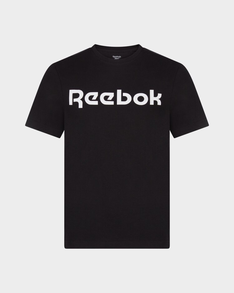 Reebok T-Shirt Linear Read Nero Uomo