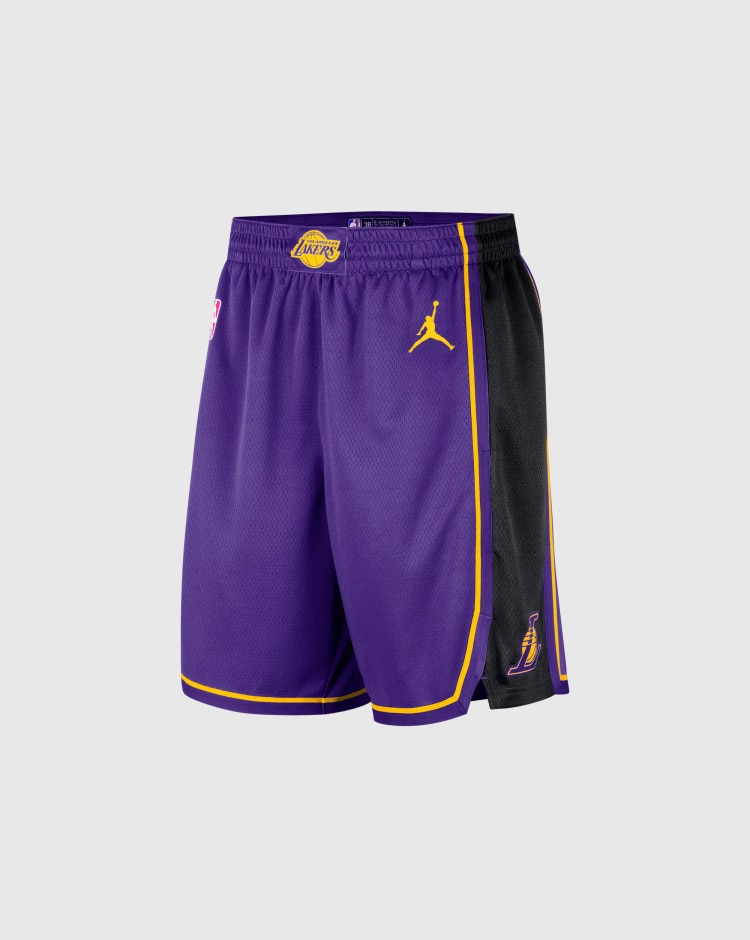 Nike NBA Shorts Los Angeles Lakers 22 Viola Uomo