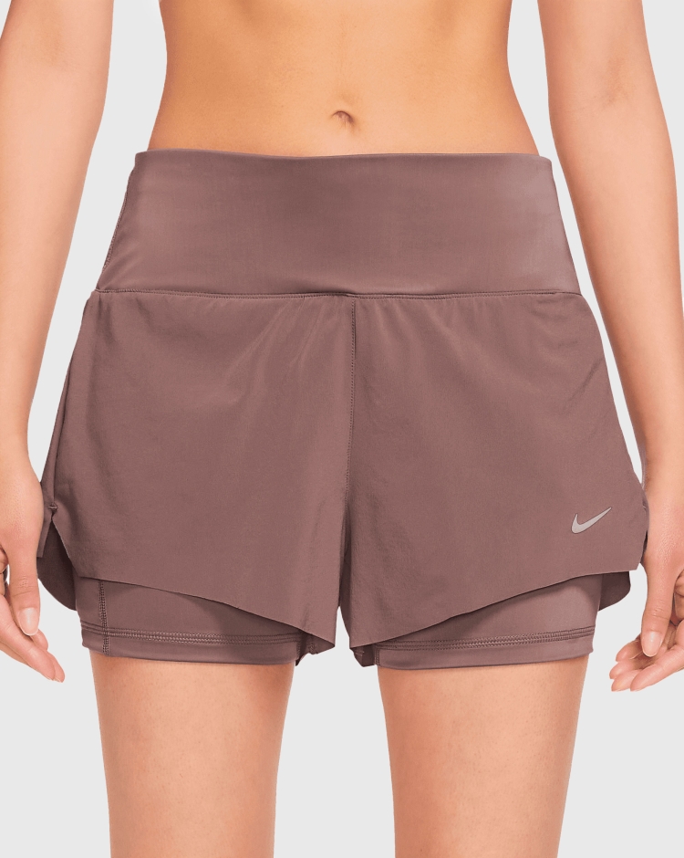 Nike Shorts Da Running 2-in-1 Swift Dri-Fit Rosa Donna