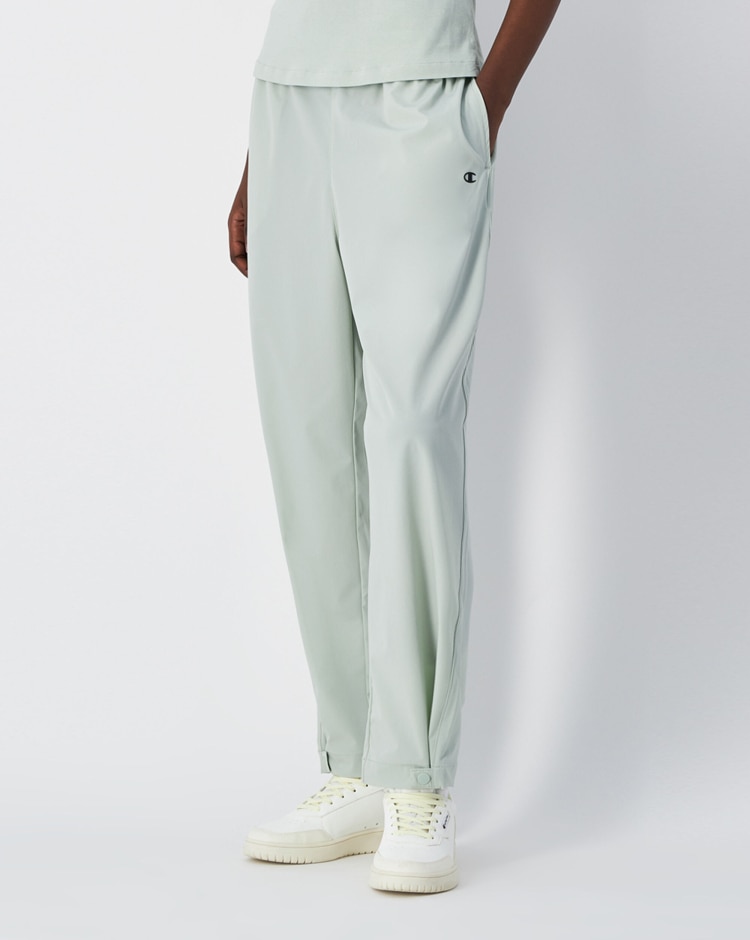 Pantaloni a Gamba Dritta C-Tech Verde Donna