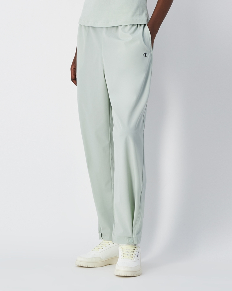 Pantaloni a Gamba Dritta C-Tech Verde Donna