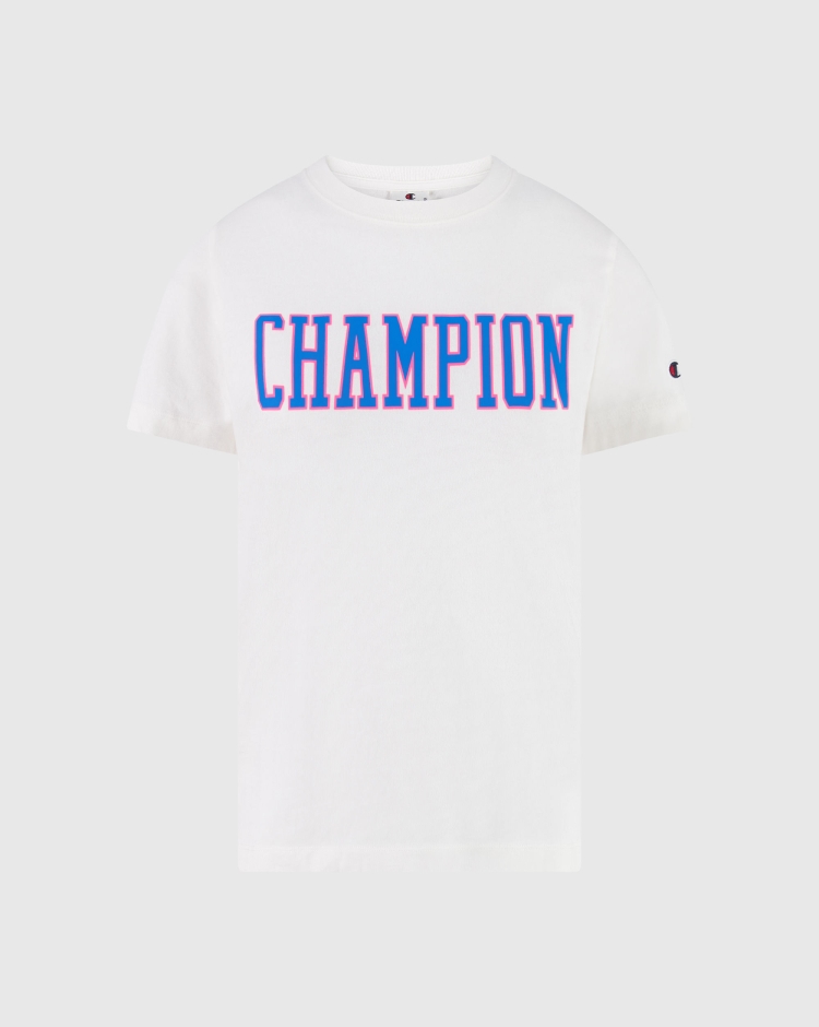 Champion T-shirt maxi stampa Bianco Donna