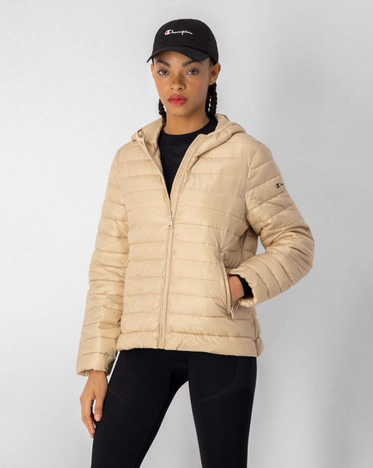 Champion Giacca Outdoor Leggera Con C Logo Marrone Donna