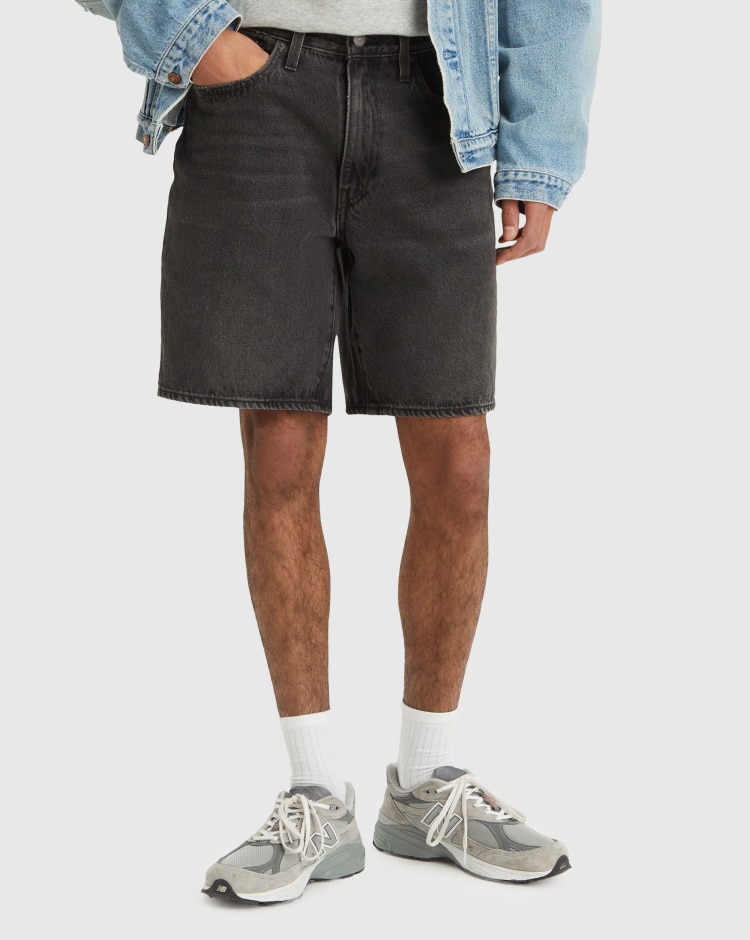 Jeans Corti 468 Nero Uomo