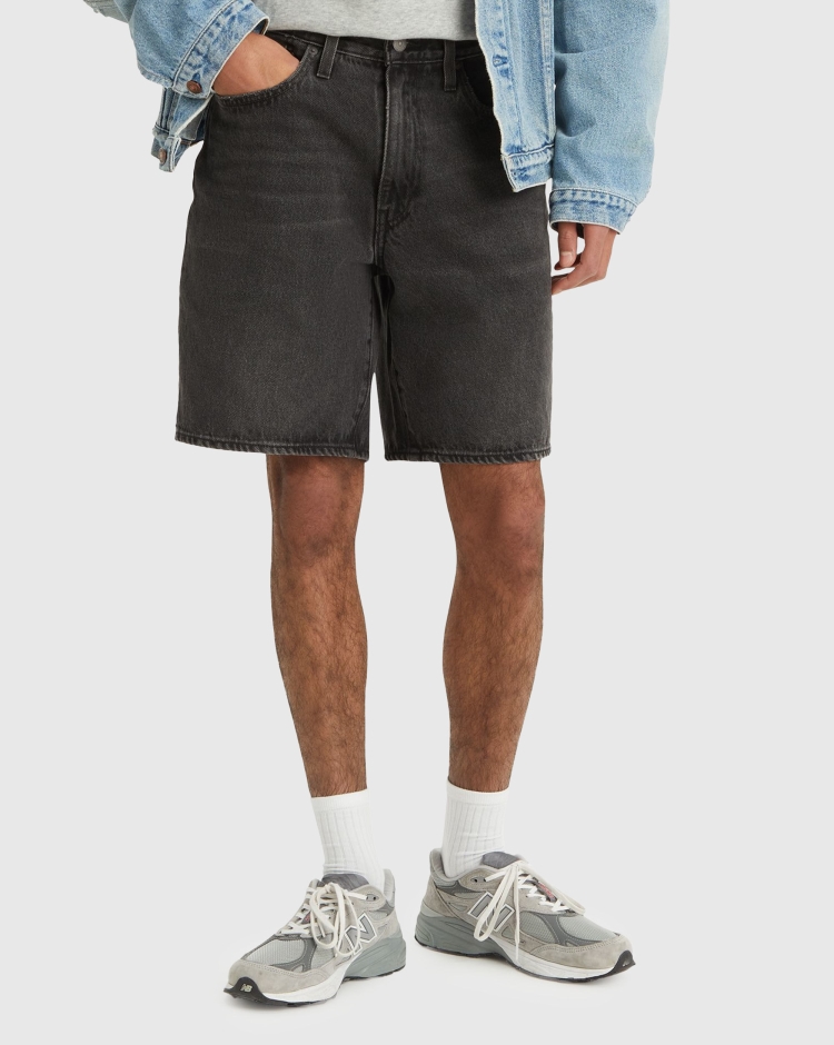 Jeans Corti 468 Nero Uomo