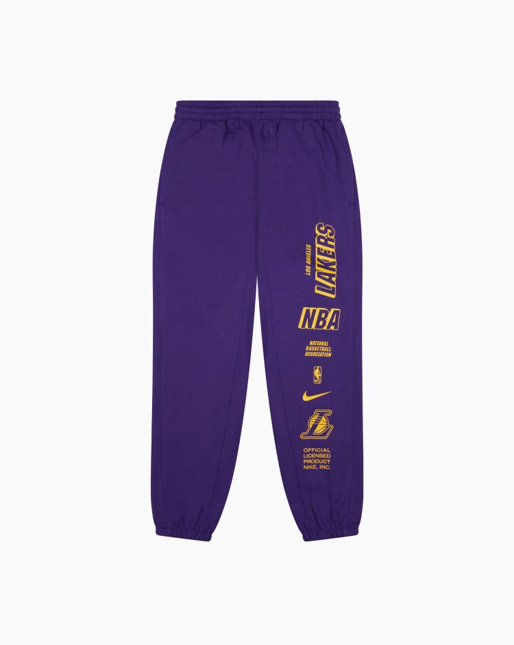Nike NBA Pantaloni Fleece Courtside Viola Bambino