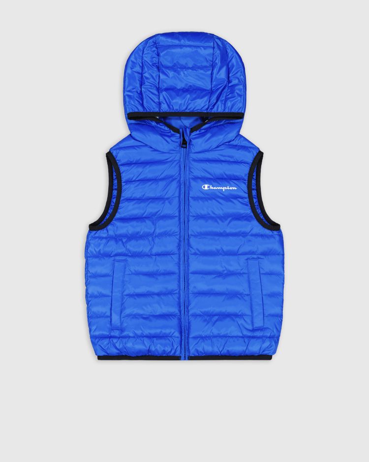 Champion Gilet Con Cappuccio Leggero Blu Junior