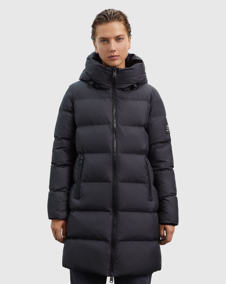 Ecoalf Cappotto Giacca Manlie Nero Donna