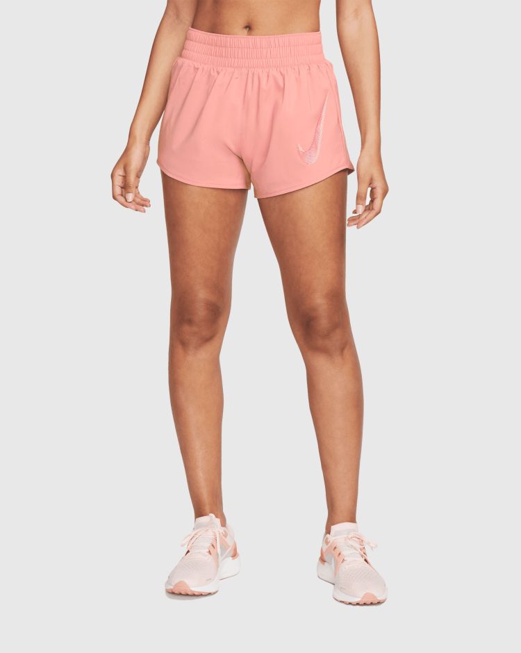 Nike Short Dri-FIT One Swoosh Rosa Donna