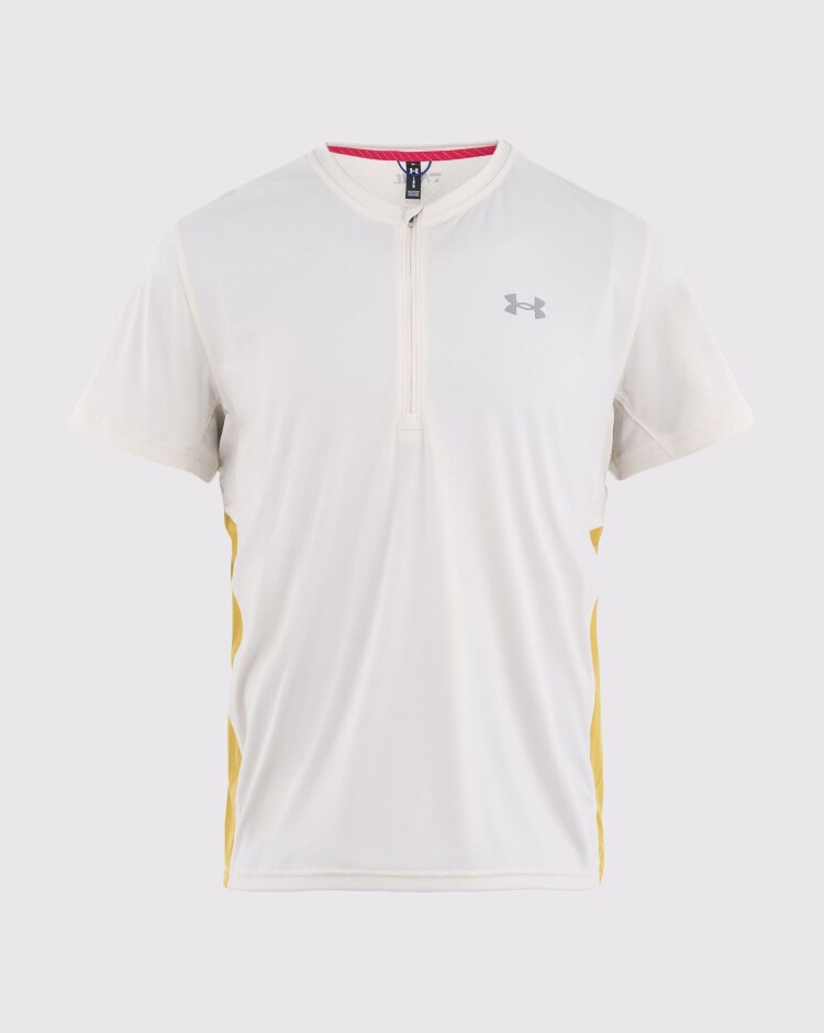 T-Shirt Trail Run Zip Nero Uomo