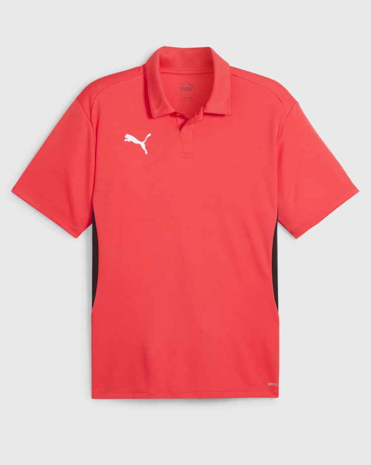 Puma Polo Individual Padel Rosso Uomo