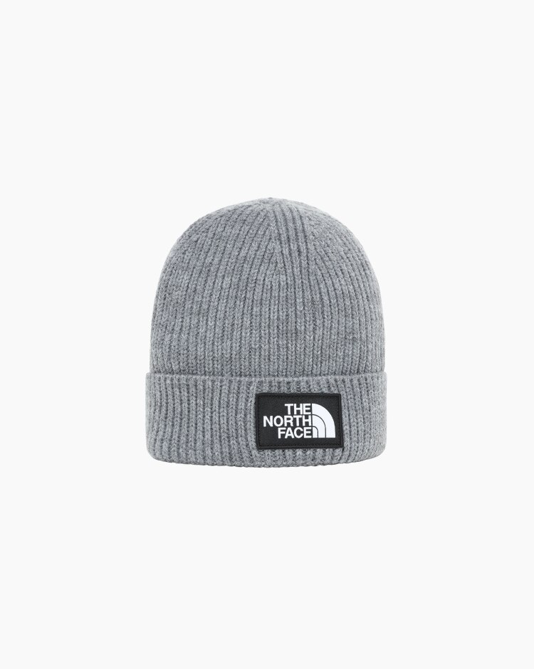 The North Face Y Box Logo Cuff Beanie Nero Bambino