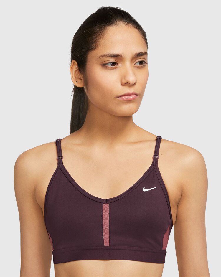 Nike Bra Dri-FIT Indy Rosso Donna