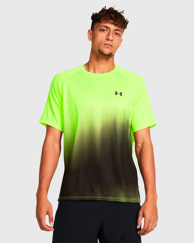 Under Armour T-Shirt Tech™ Fade Giallo Uomo