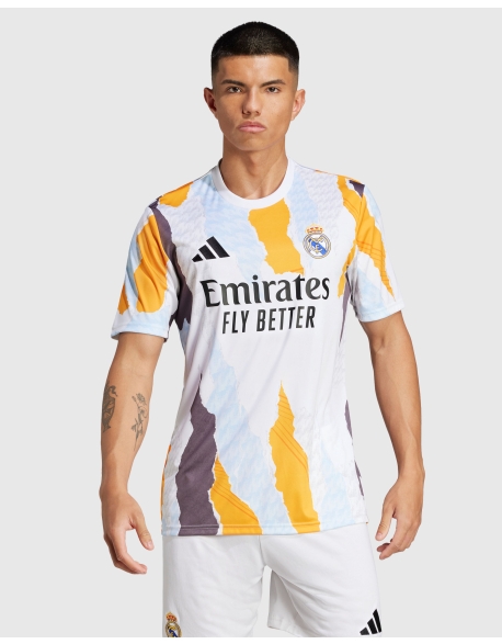 Real Madrid T-Shirt Prematch Bianco Uomo