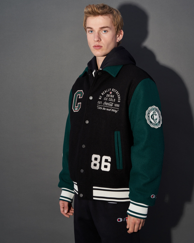 Coca-Cola® Giacca Bomber Nero Uomo