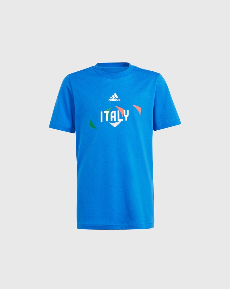 Adidas T-Shirt Italia Azzurri Bambino