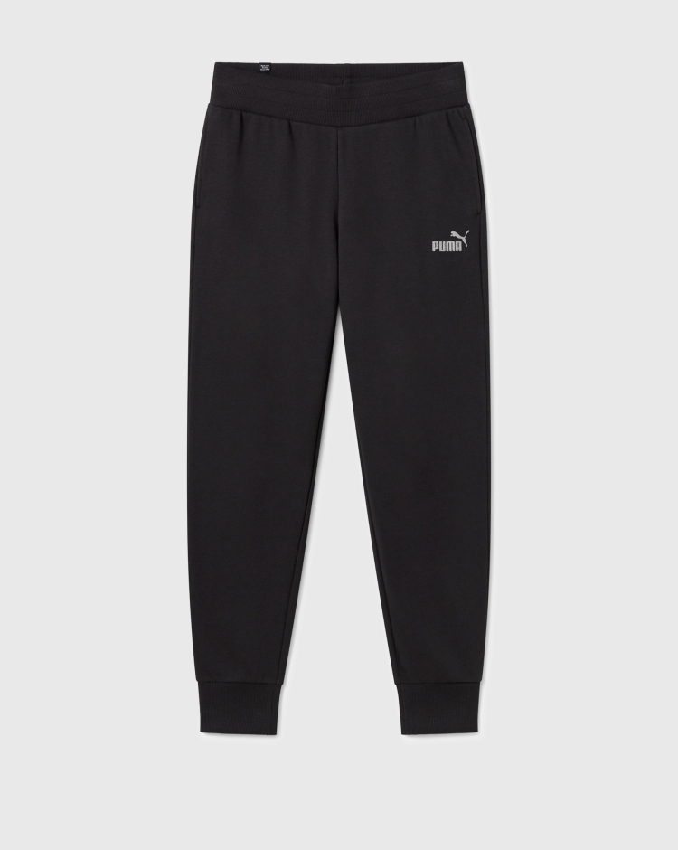 Puma Pantaloni Essential+ Glitter Logo Nero Donna