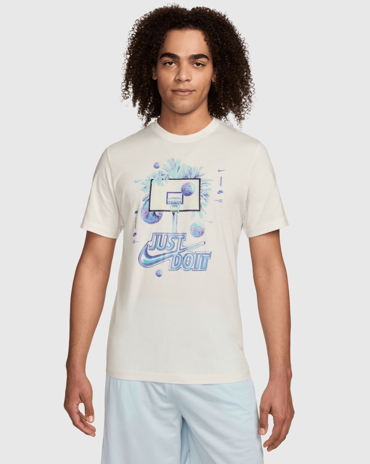 Nike T-Shirt Basket Just Do It Nero Uomo