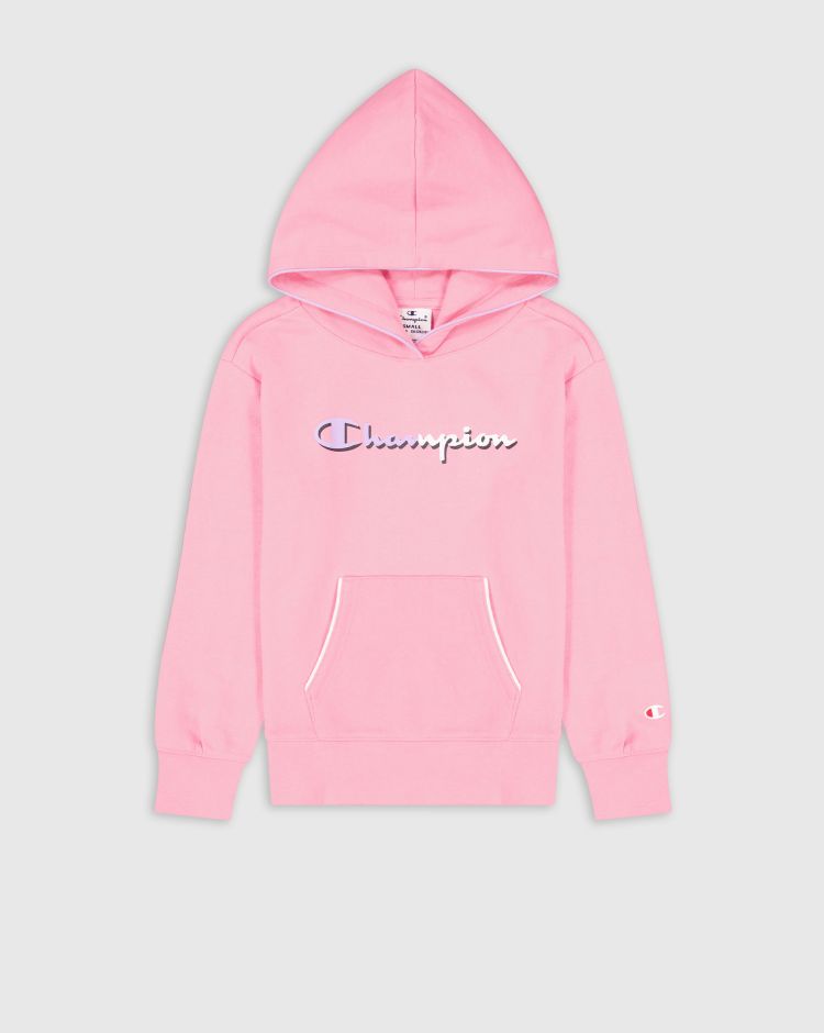 Champion Felpa con cappuccio Rosa Bambina