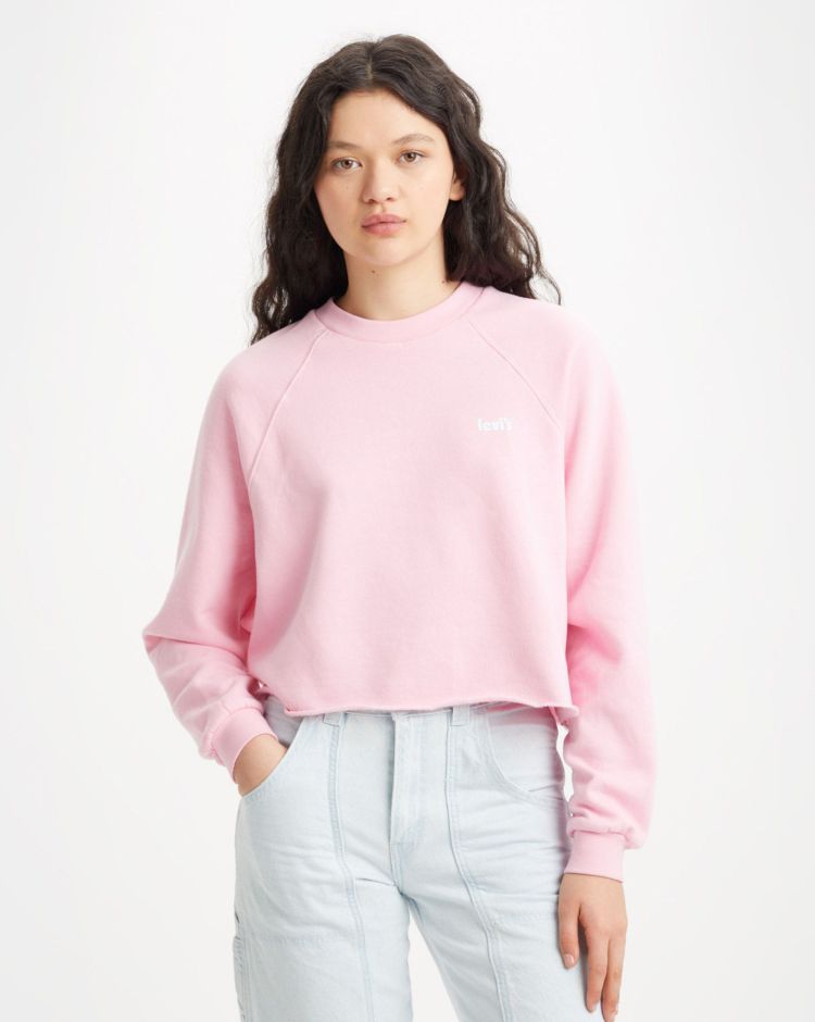 Levi's Laundry Day Felpa Cappuccio Rosa Donna