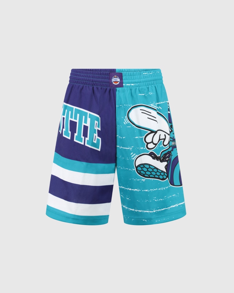 Mitchell&Ness NBA Jumbotron 3.0 Shorts Charlotte Hornets Uomo