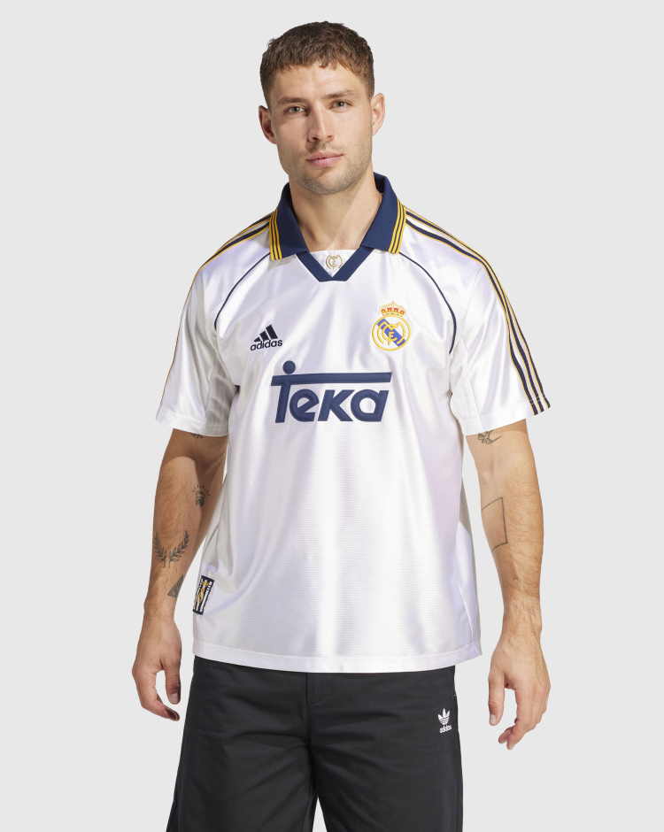 Maglia Home 99/00 Real Madrid Bianco Uomo