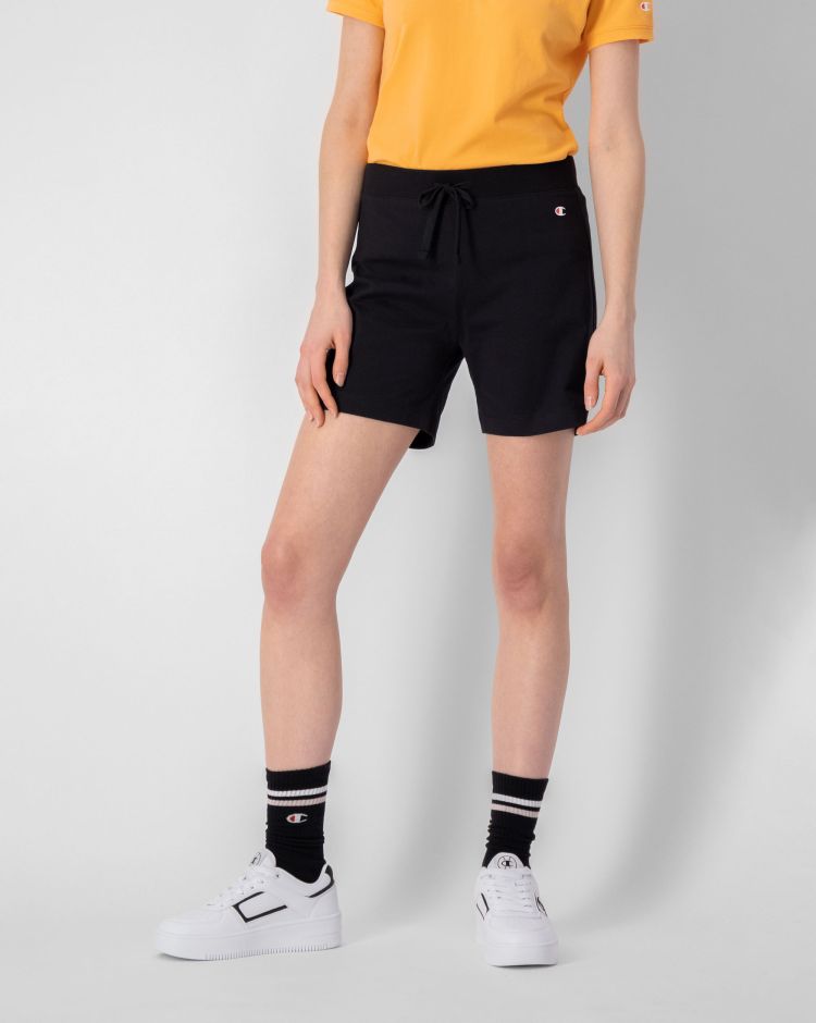 Champion Shorts C-Logo Nero Donna