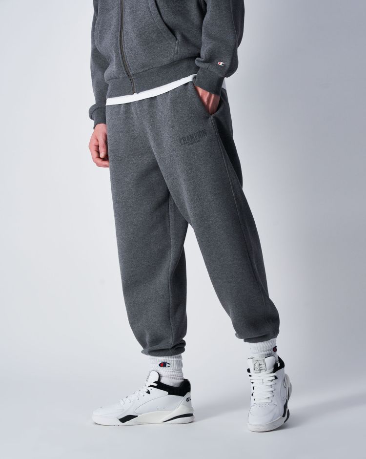 Champion Athletic Pantalone con Polsino Grigio Uomo
