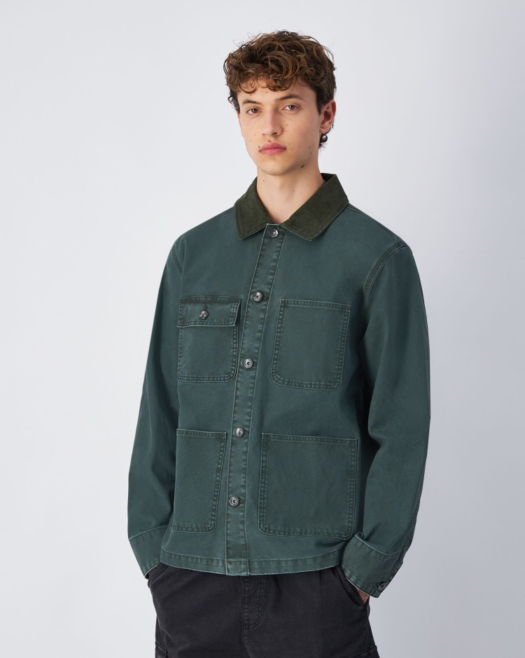 Giacca in Woven Time Capsule Verde Uomo