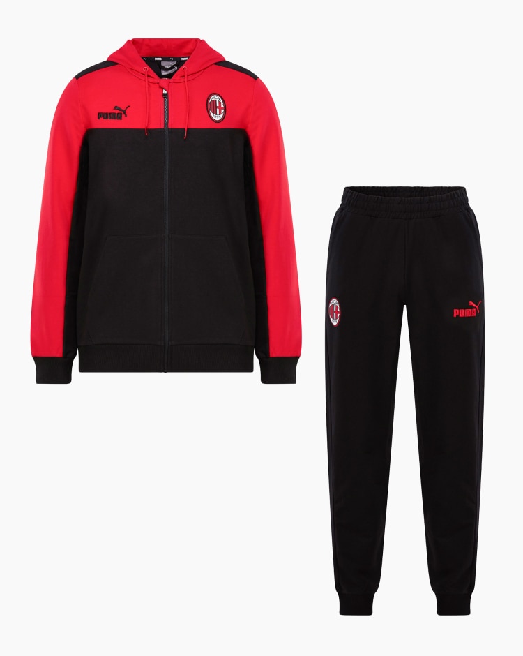 Puma AC Milan Fan Tuta Nero Uomo