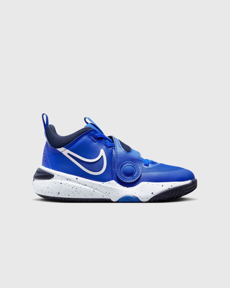 Nike Team Hustle D 11 Blu e Bianco Bambino