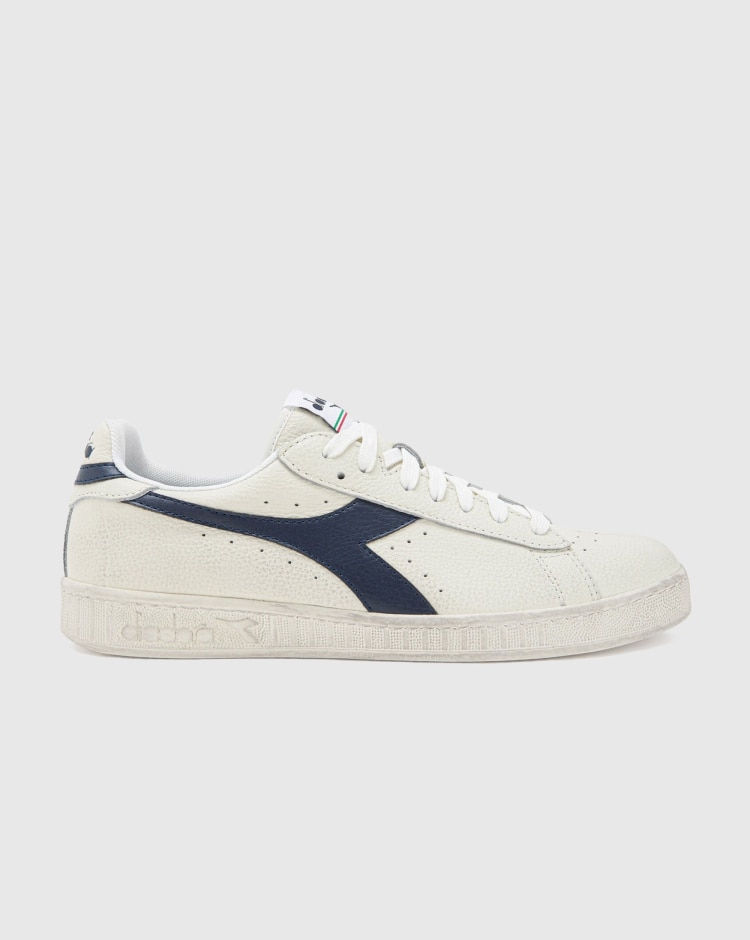 Diadora Game L Low Waxed Bianco Uomo