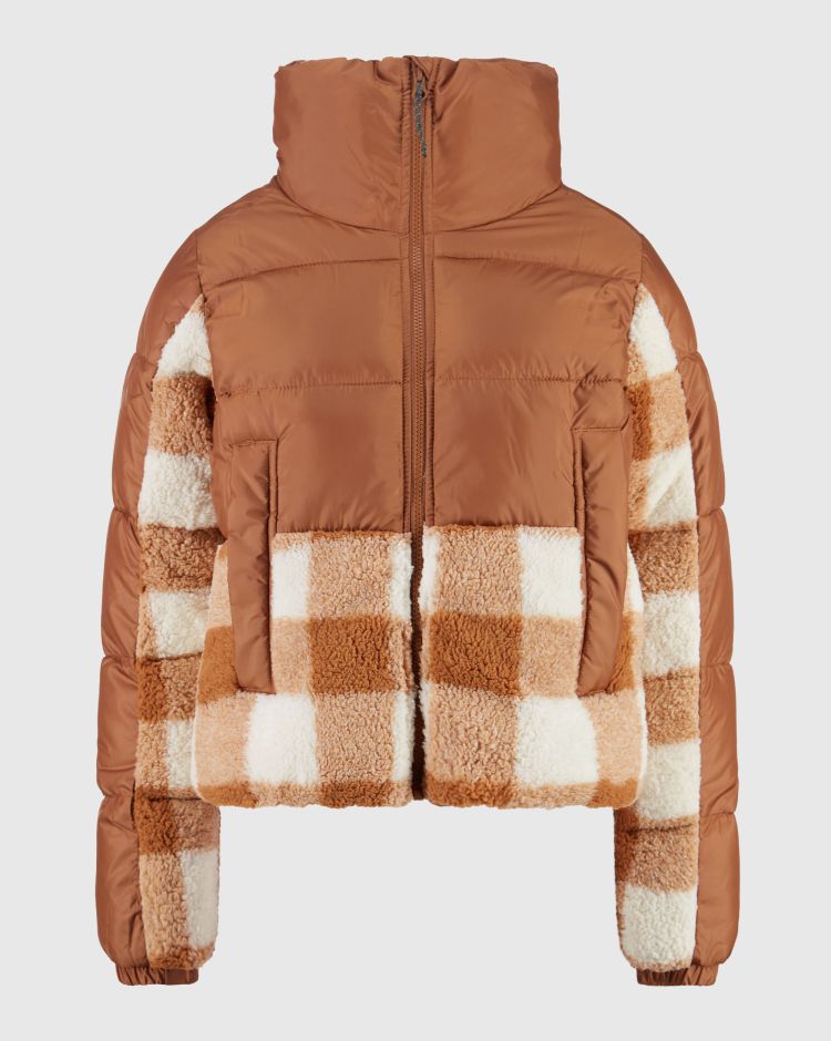 Columbia Piumino ibrido in Sherpa Leadbetter Point™ Marrone Donna