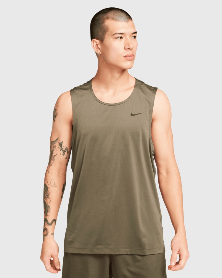 Nike Ready Canotta fitness Dri-FIT Verde Uomo