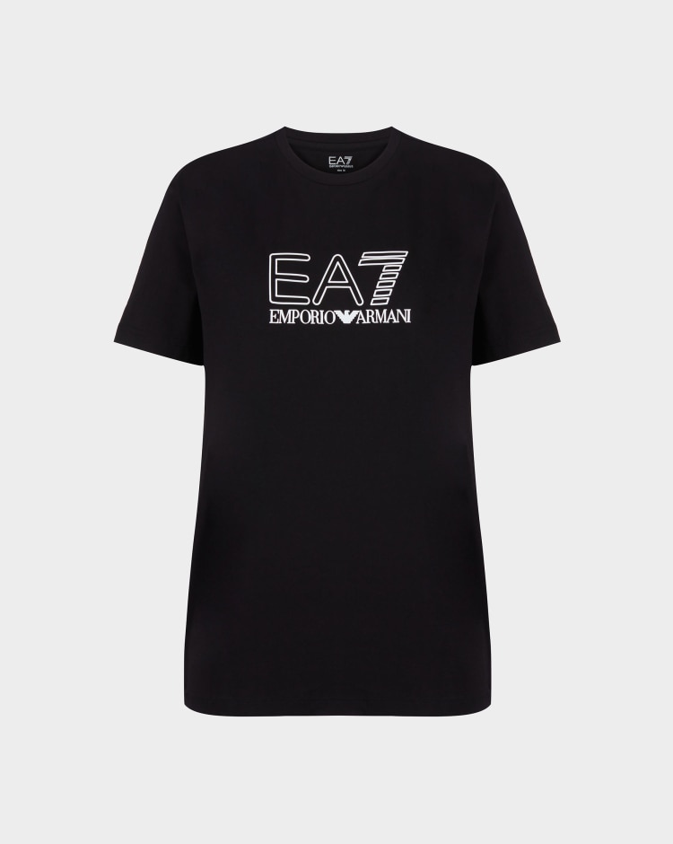 Emporio Armani EA7 T-Shirt Train Visibility Nero Uomo
