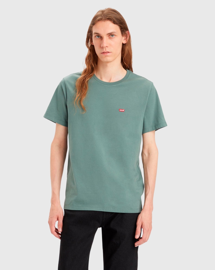 Levi's T-Shirt Original Housemark Verde Uomo