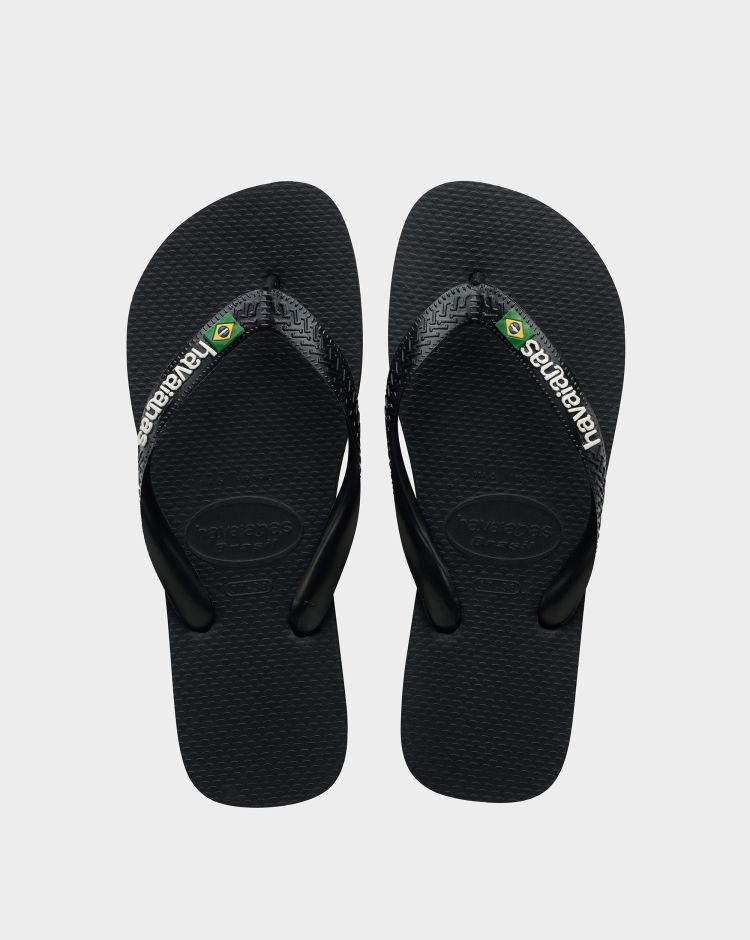 Havaianas Infradito Brasil Logo Nero Uomo