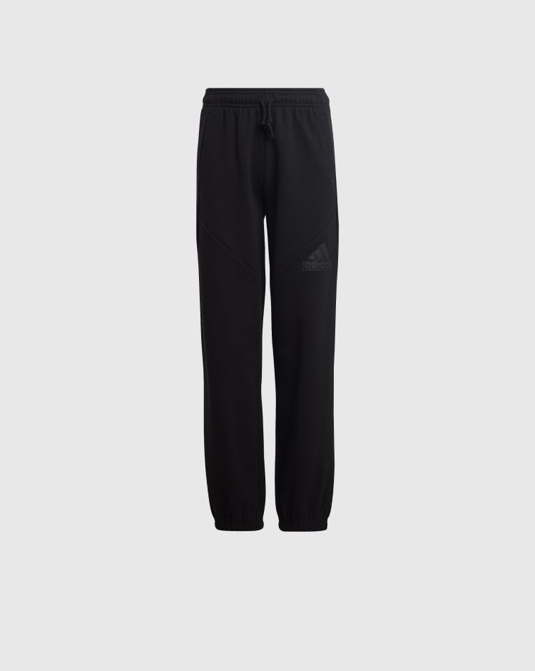 Adidas Pantaloni Future Icons Logo Nero Bambino