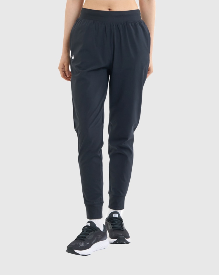 Pantaloni UA ArmourSport High-Rise Woven Nero Donna