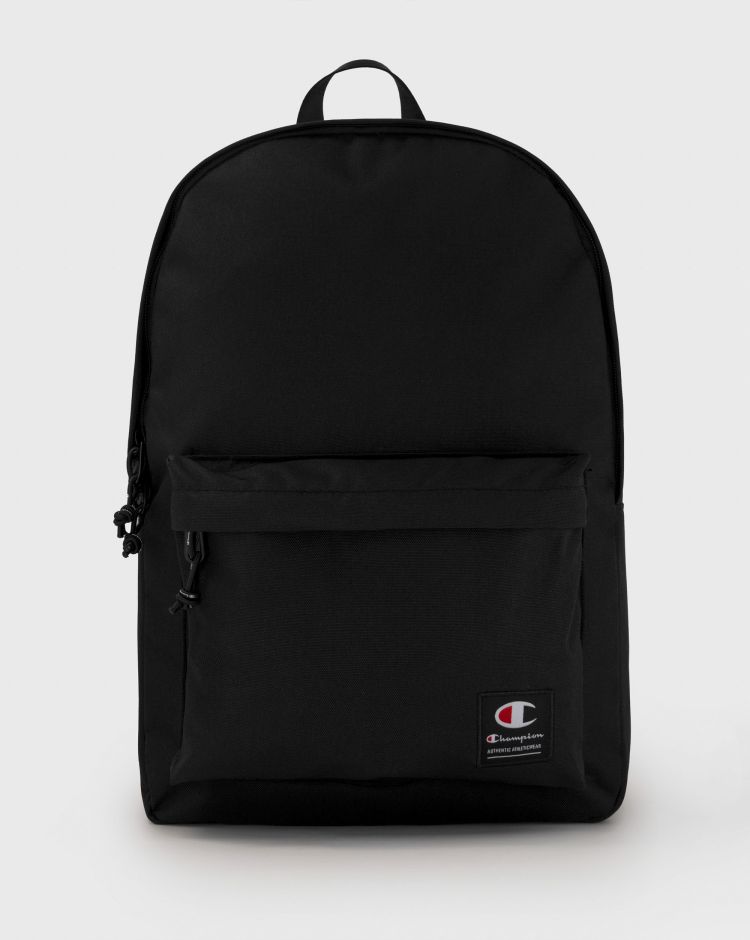 Champion Zaino Classico Con Etichetta In Jacquard Nero Unisex