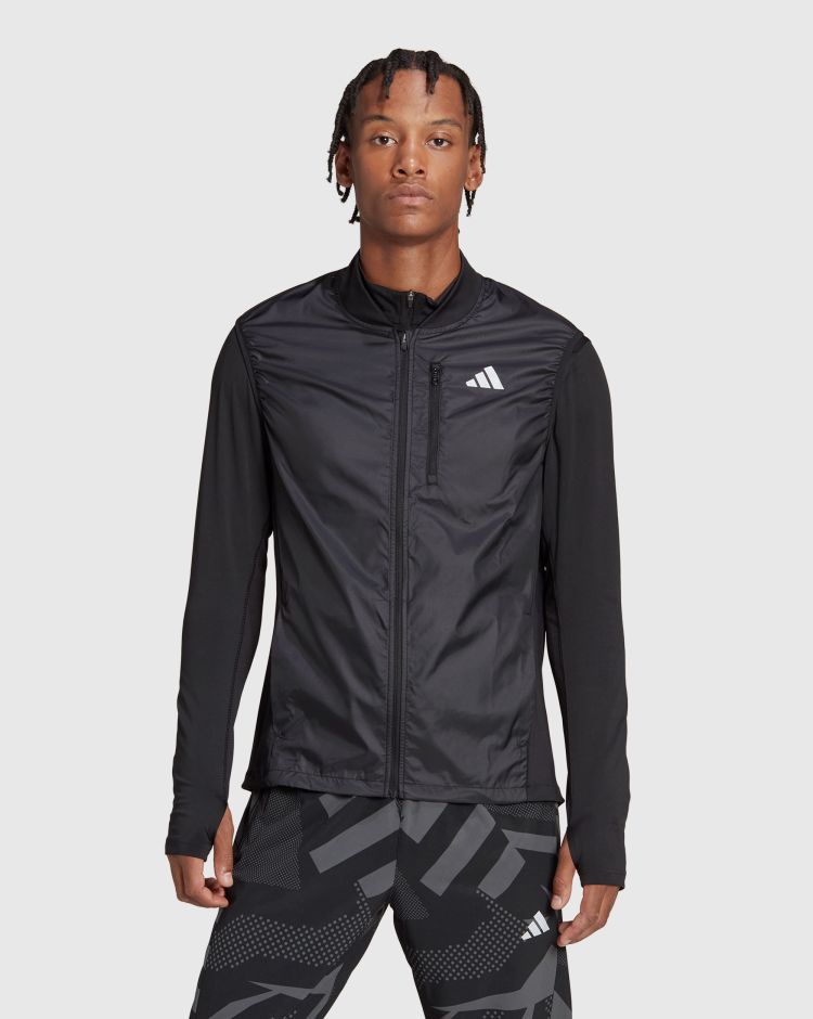 Adidas Giacca senza maniche Own the Run Nero Uomo